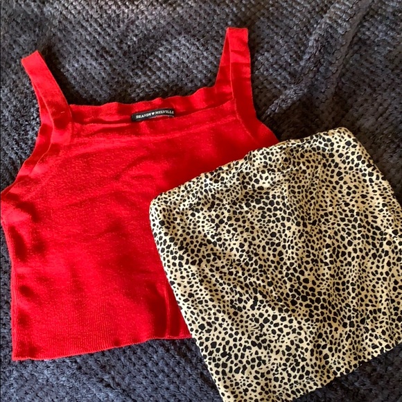 Red and Cheetah Tank Top Bundle - Picture 1 of 3